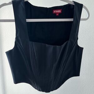 STAUD corset in black